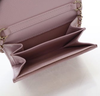 Chanel Interlocking CC Coco Candy Card Holder On Chain