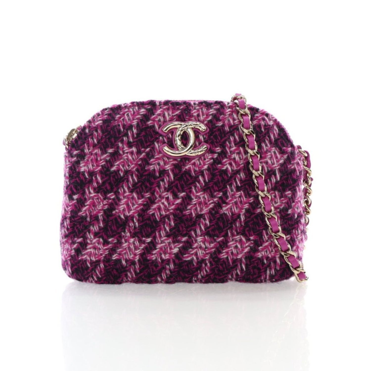 Chanel Interlocking CC Clutch On Chain