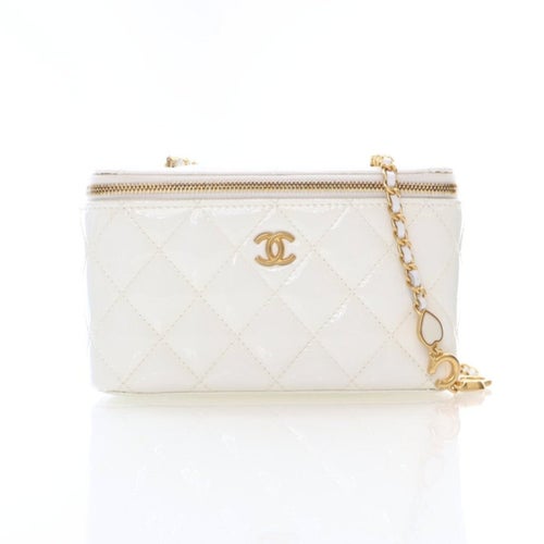 Chanel Interlocking CC Long Vanity Case Small