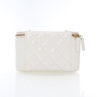 Chanel Interlocking CC Long Vanity Case Small