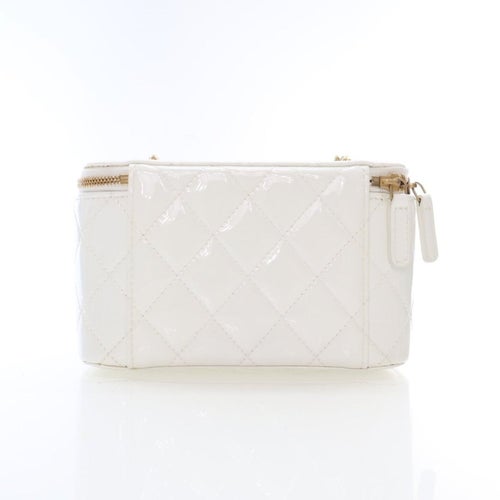 Chanel Interlocking CC Long Vanity Case Small