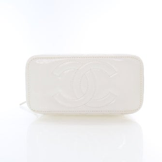 Chanel Interlocking CC Long Vanity Case Small