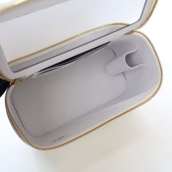 Chanel Interlocking CC Long Vanity Case Small