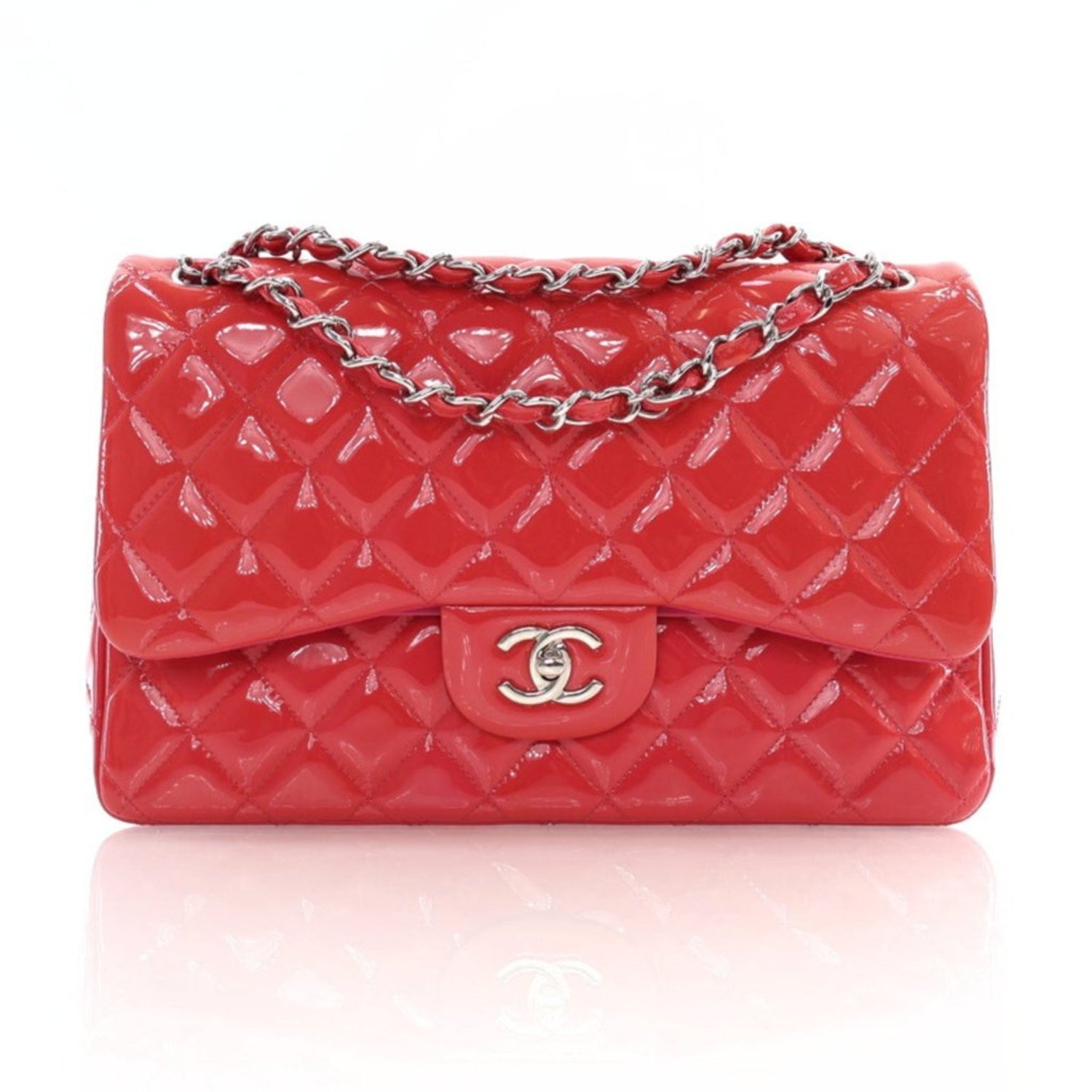 Chanel Interlocking CC Classic Double Flap Bag Jumbo