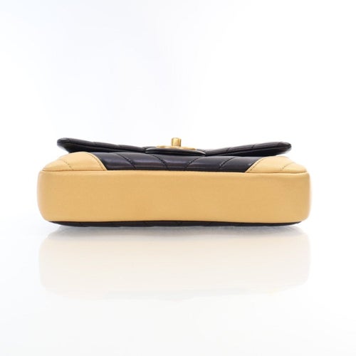 Chanel Interlocking CC Bicolor Easy Single Flap Small