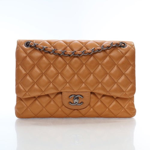 Chanel Interlocking CC Classic Double Flap Bag Jumbo