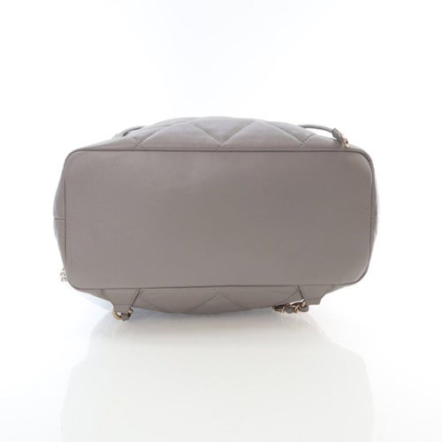 Chanel Interlocking CC Drawstring Bucket Backpack