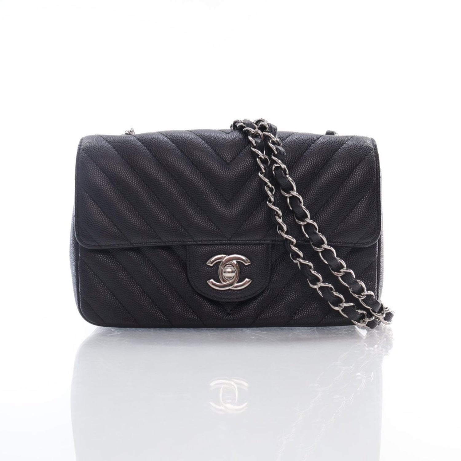 Chanel Interlocking CC Classic Flap Bag Mini