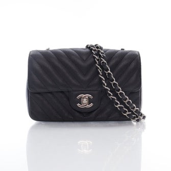 Chanel Interlocking CC Classic Flap Bag Mini