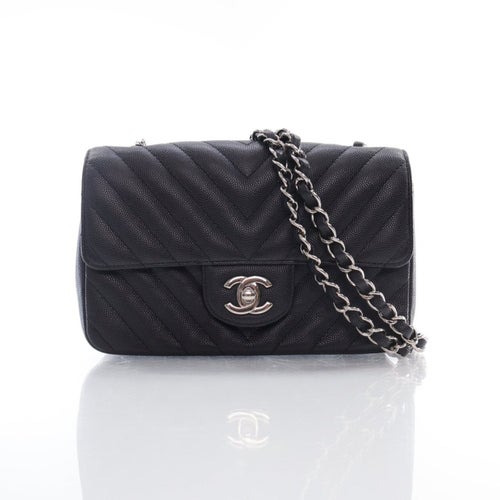 Chanel Interlocking CC Classic Flap Bag Mini