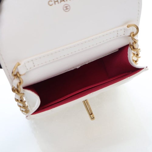 Chanel Interlocking CC CC Enamel Heart Bag Mini