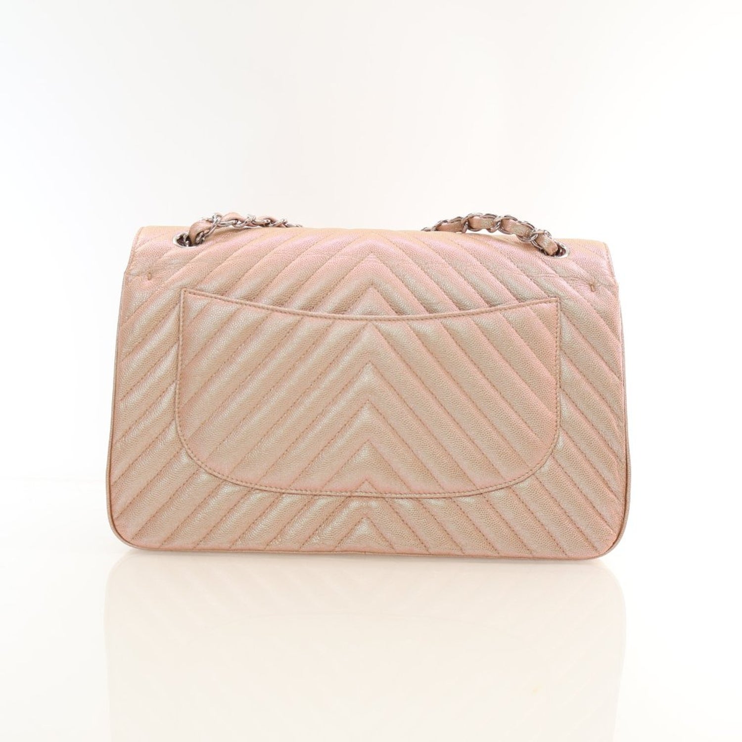 Chanel Interlocking CC Classic Double Flap Bag Jumbo