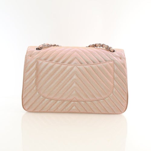 Chanel Interlocking CC Classic Double Flap Bag Jumbo