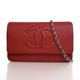 Chanel Interlocking CC Timeless Wallet On Chain