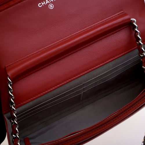 Chanel Interlocking CC Timeless Wallet On Chain