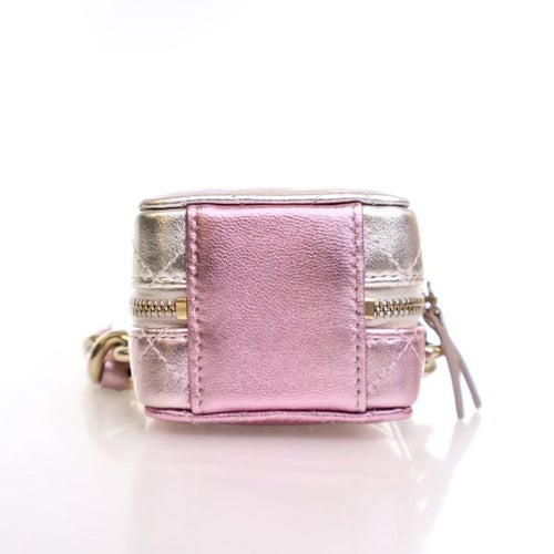 Chanel Interlocking CC Coco Punk Cube Clutch With Chain