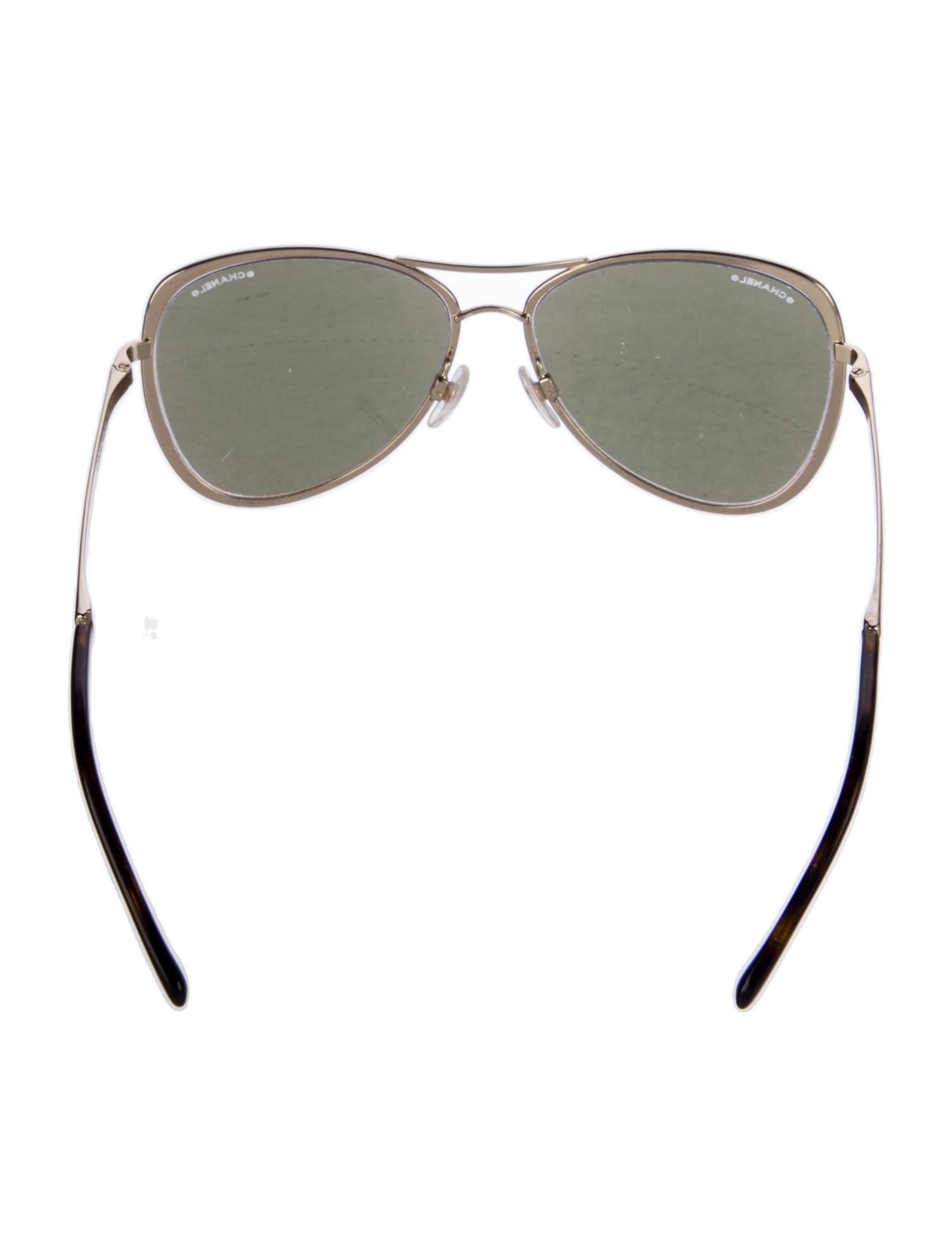 Chanel Interlocking CC Logo Aviator Sunglasses