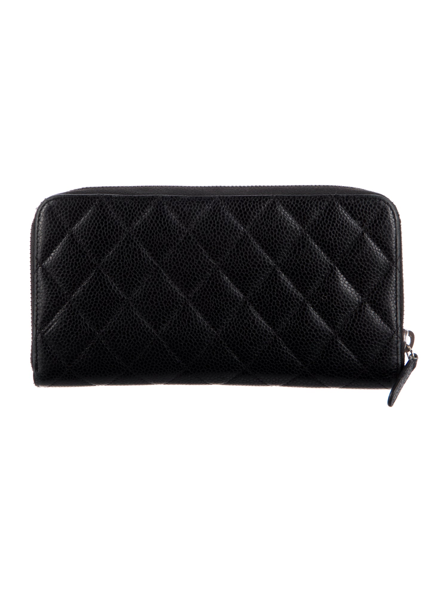 Chanel 2016-2017 Gusset Zip Around Wallet Continental Wallet