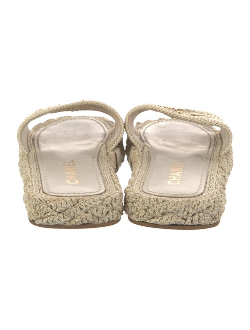 Chanel 2021 Interlocking CC Logo Espadrilles