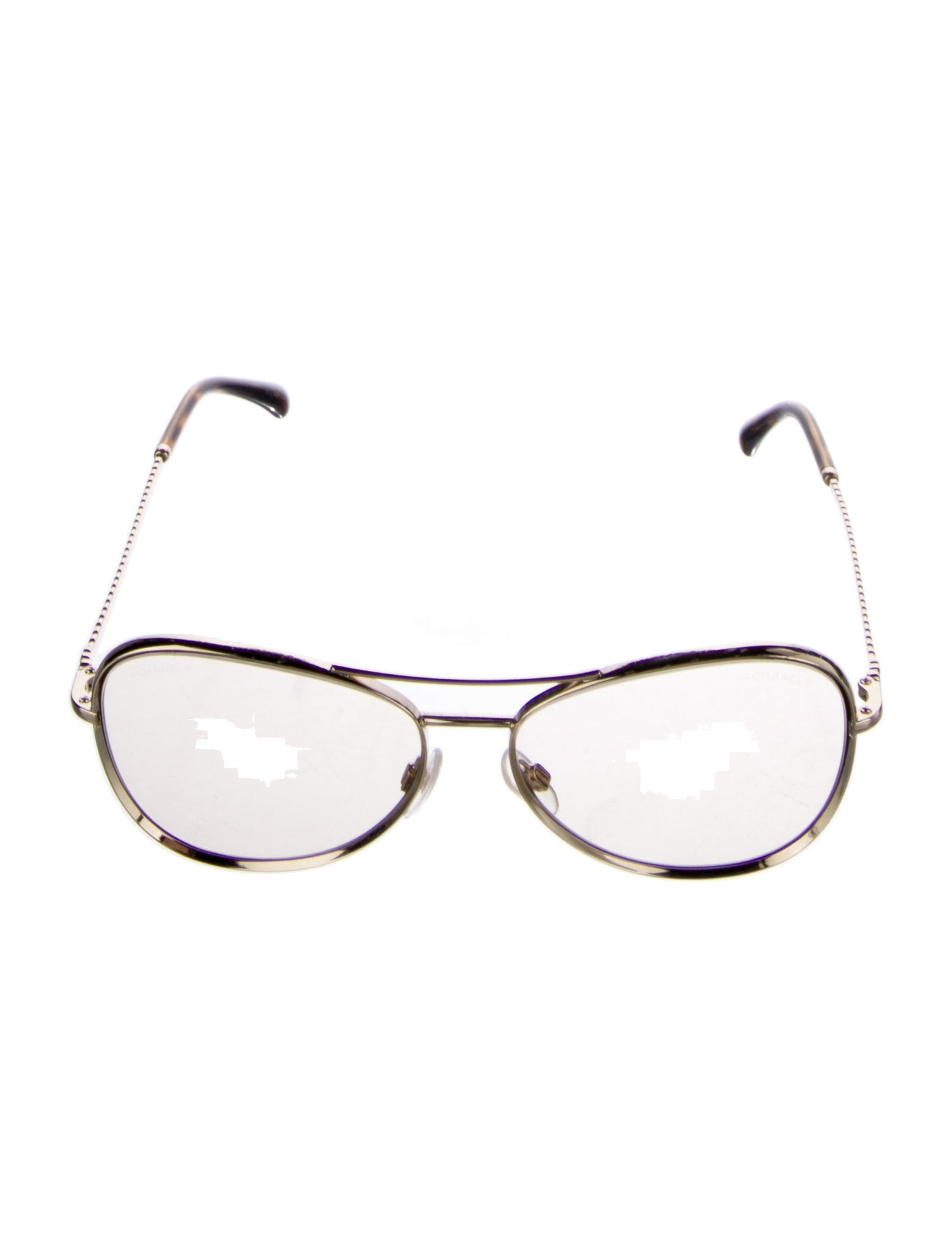 Chanel Interlocking CC Logo Aviator Sunglasses