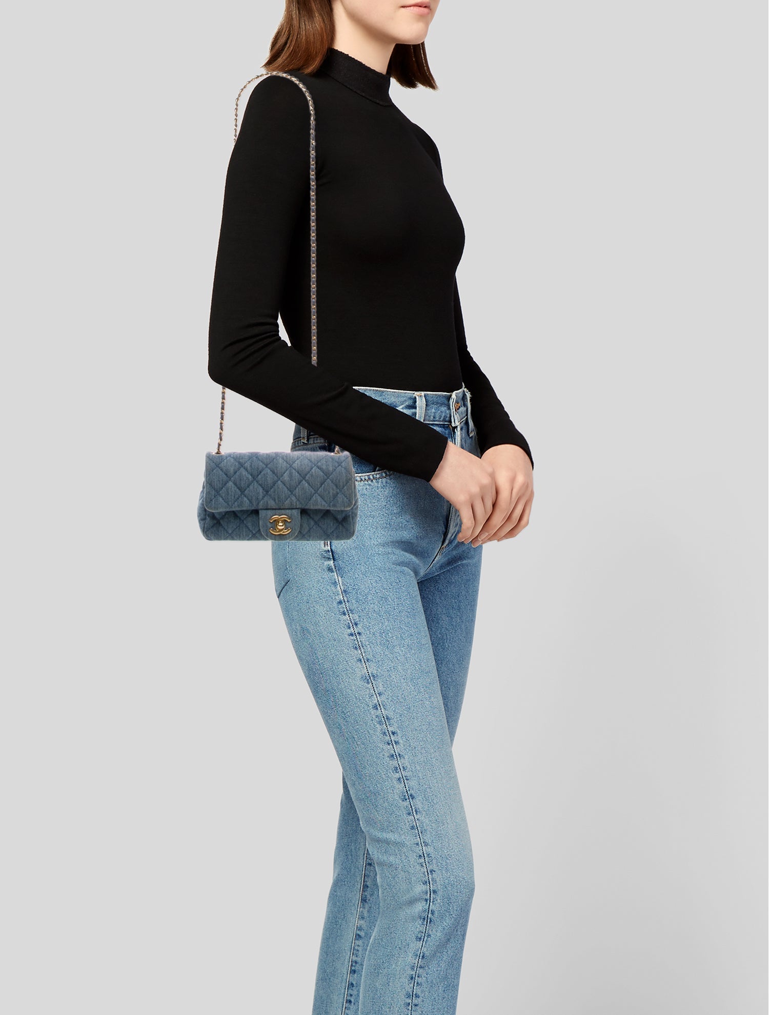 Chanel Pearl Crush Rectangular Mini Flap Bag