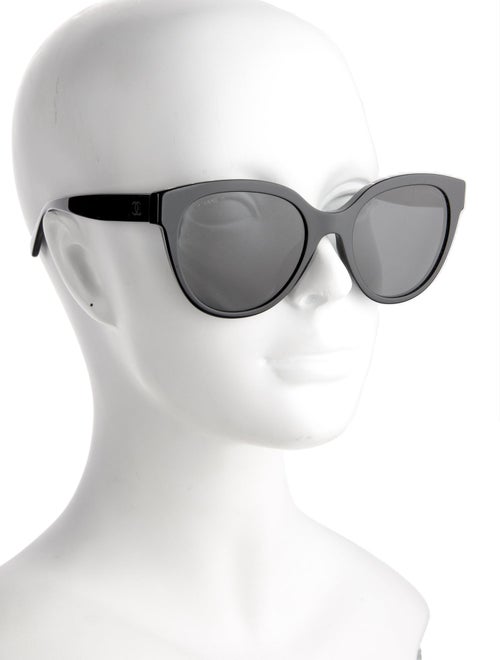 Chanel Interlocking CC Logo Wayfarer Sunglasses