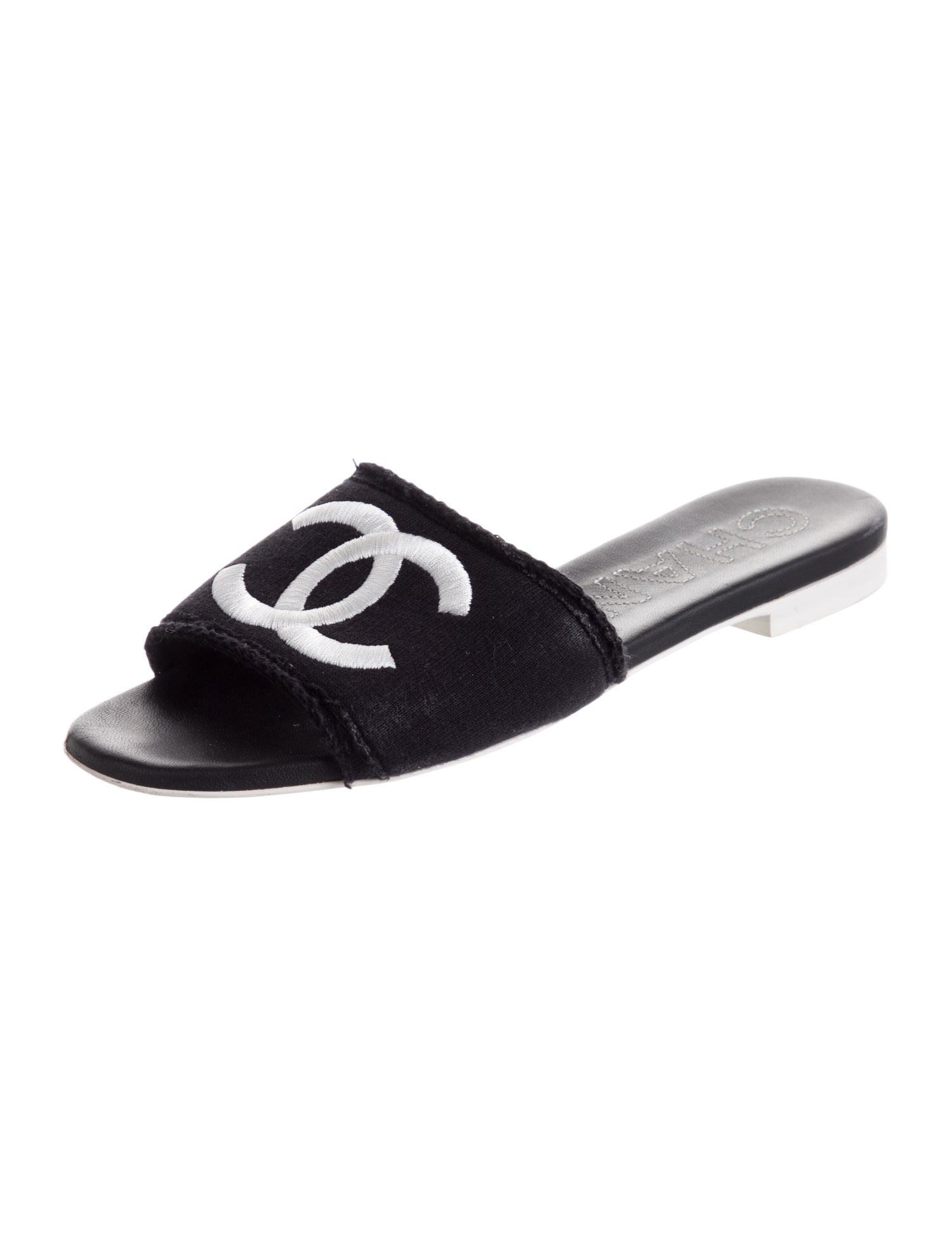 Chanel 2024 Interlocking CC Logo Slides