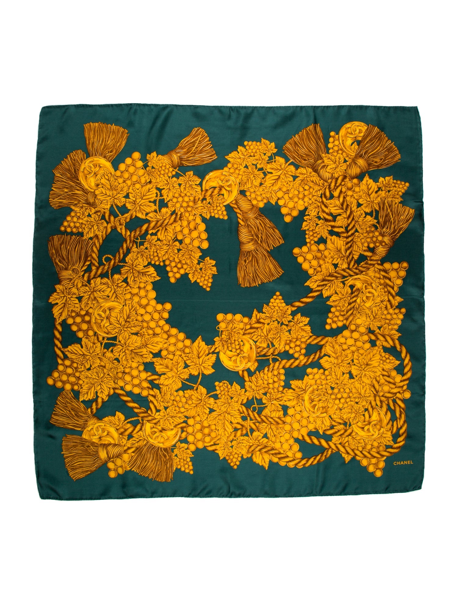 Chanel Silk Vintage Scarf