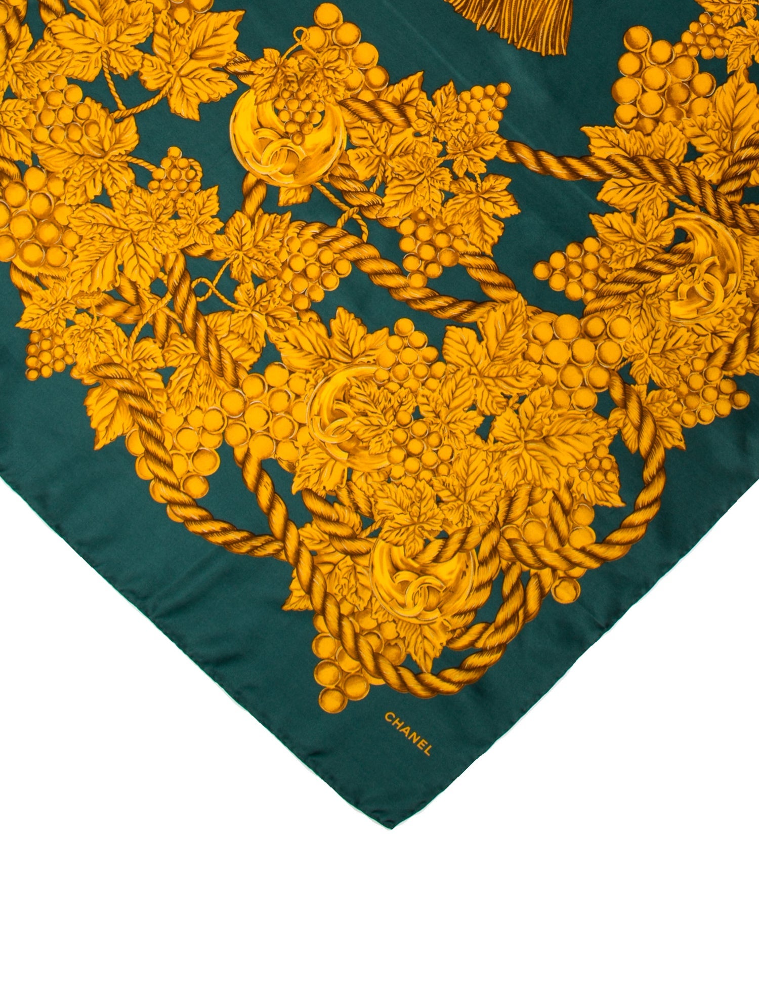 Chanel Silk Vintage Scarf