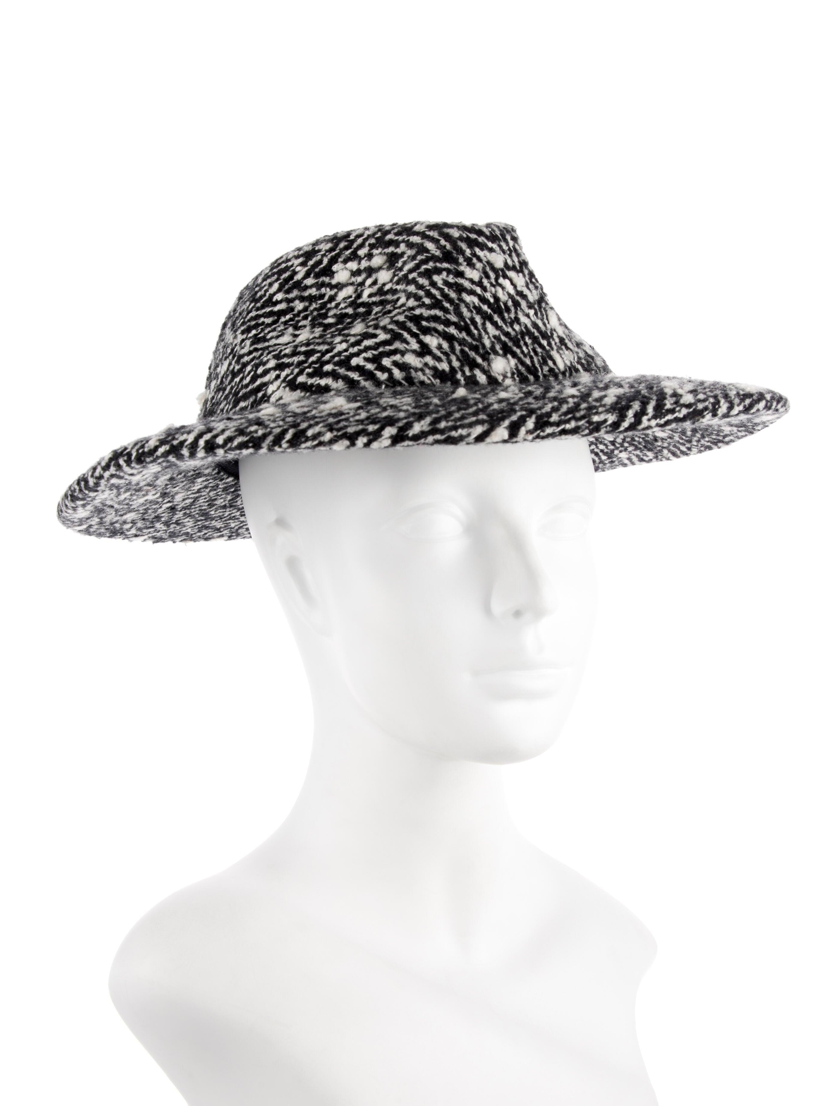 Chanel Wool CC Fedora Hat