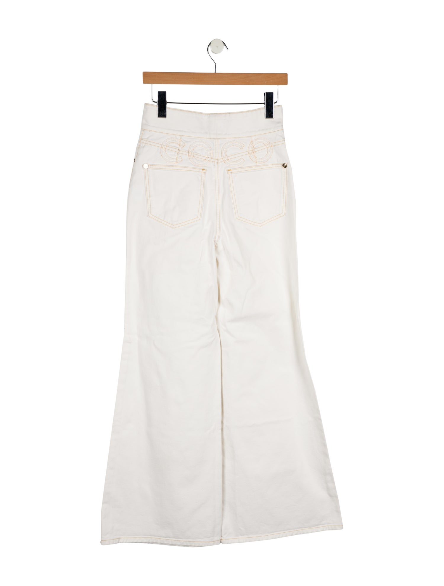 Chanel 2020 Wide Leg Jeans