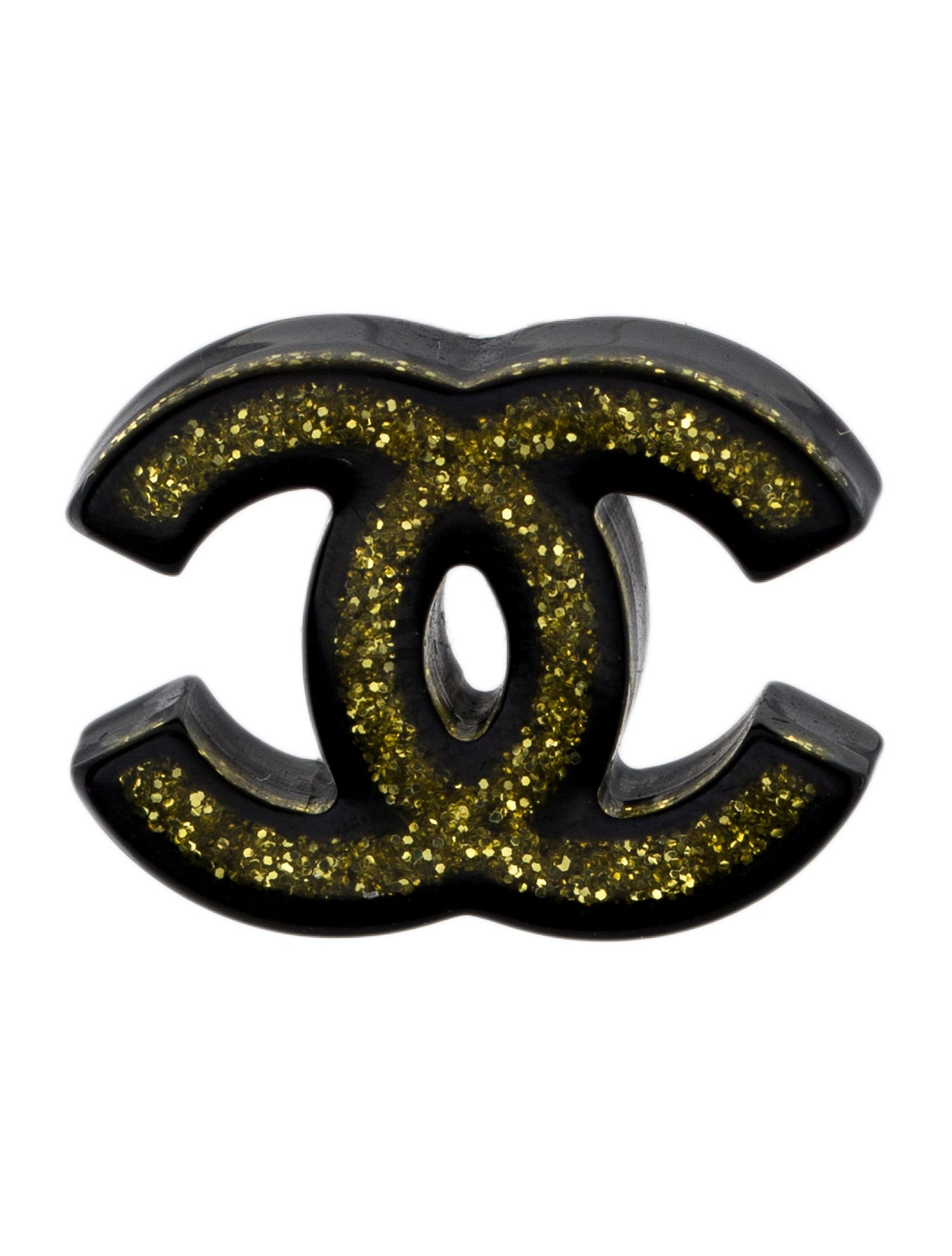 Chanel Resin CC Stud Single Earring