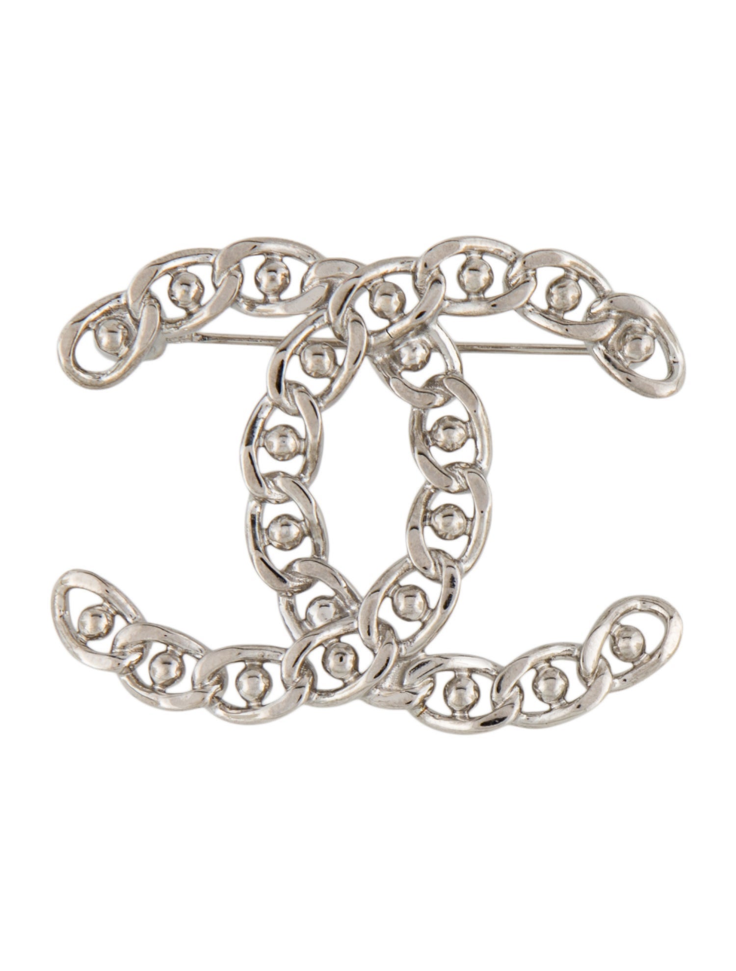 Chanel 2022 CC Chain Link Brooch