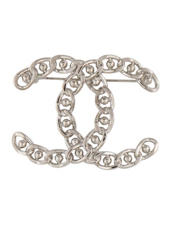 Chanel 2022 CC Chain Link Brooch