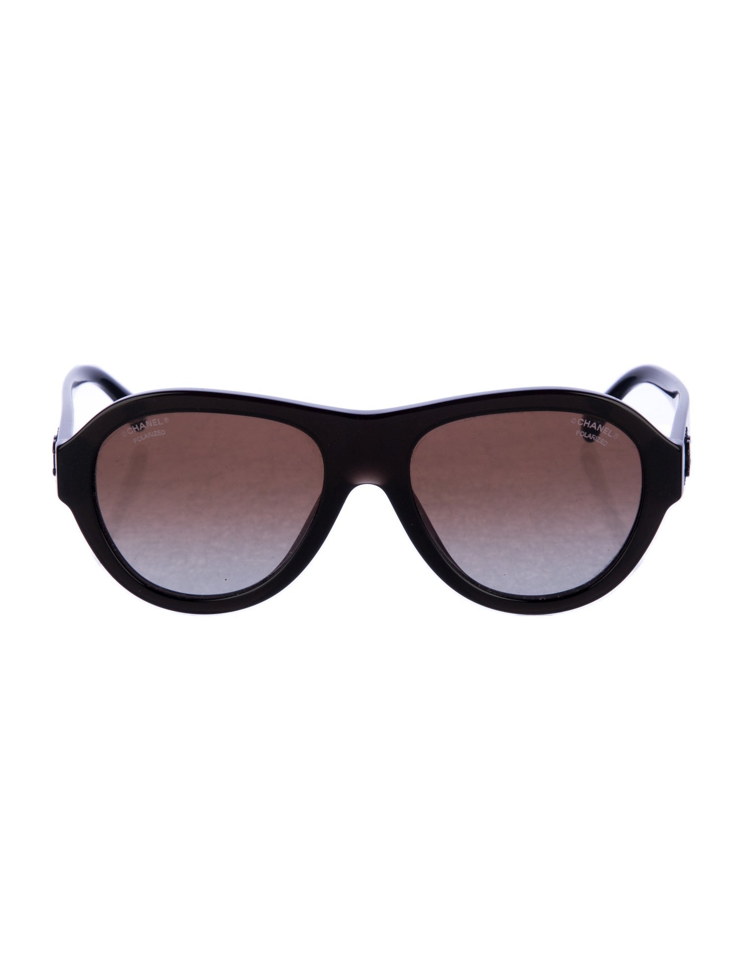 Chanel Interlocking CC Logo Shield Sunglasses