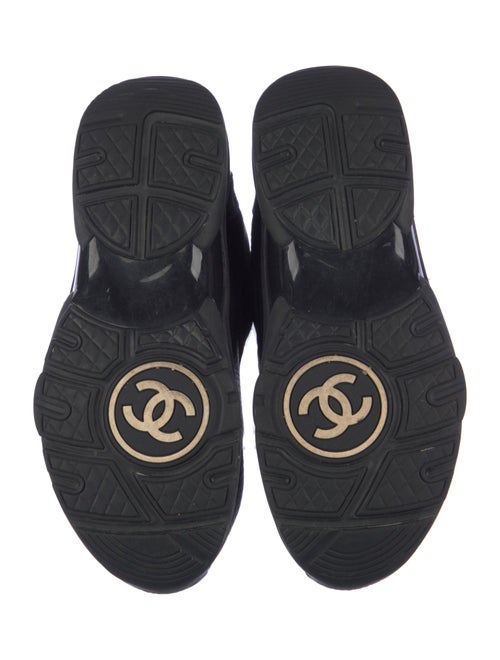 Chanel Interlocking CC Logo Calfskin Sneakers