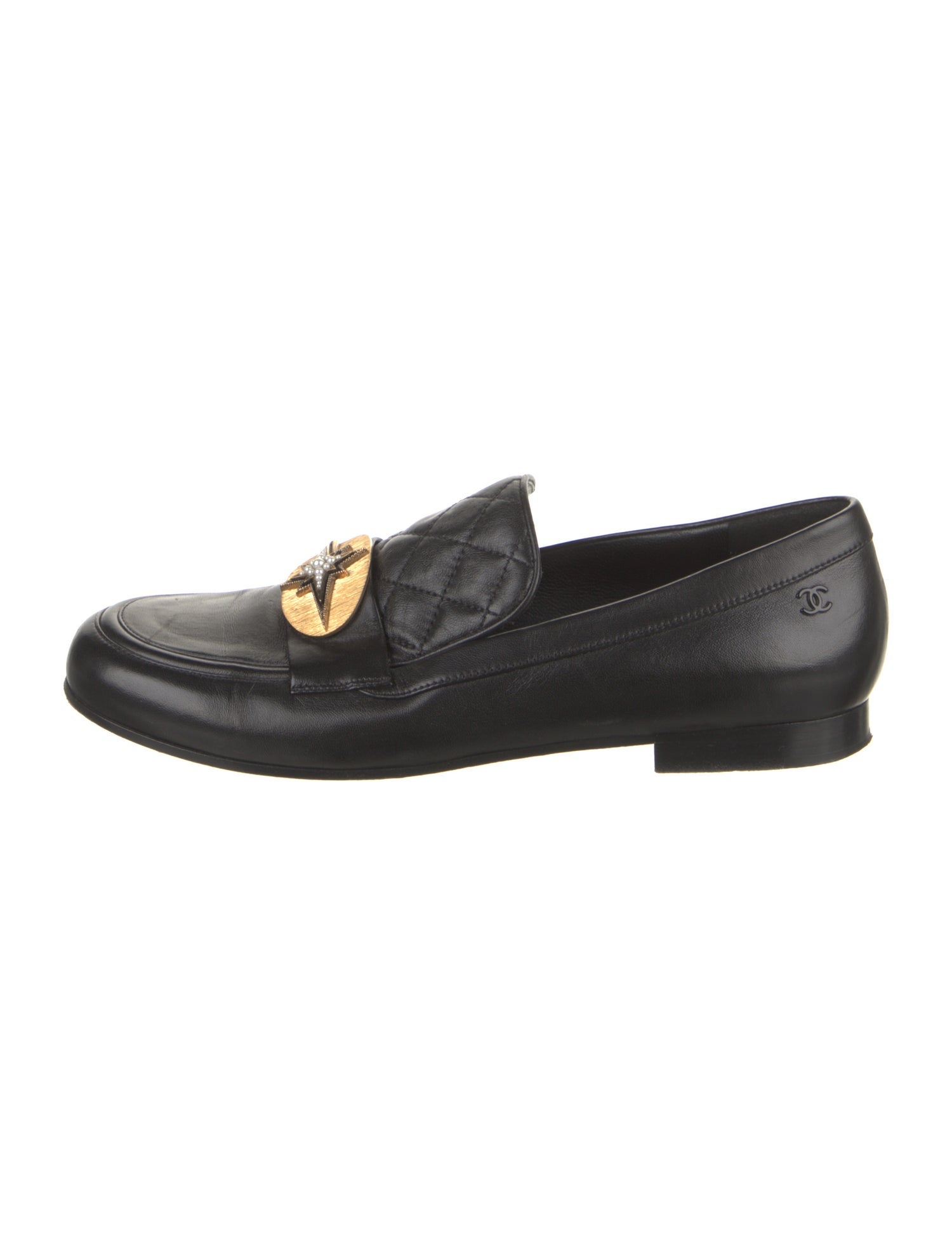 Chanel 2016 Interlocking CC Logo Loafers
