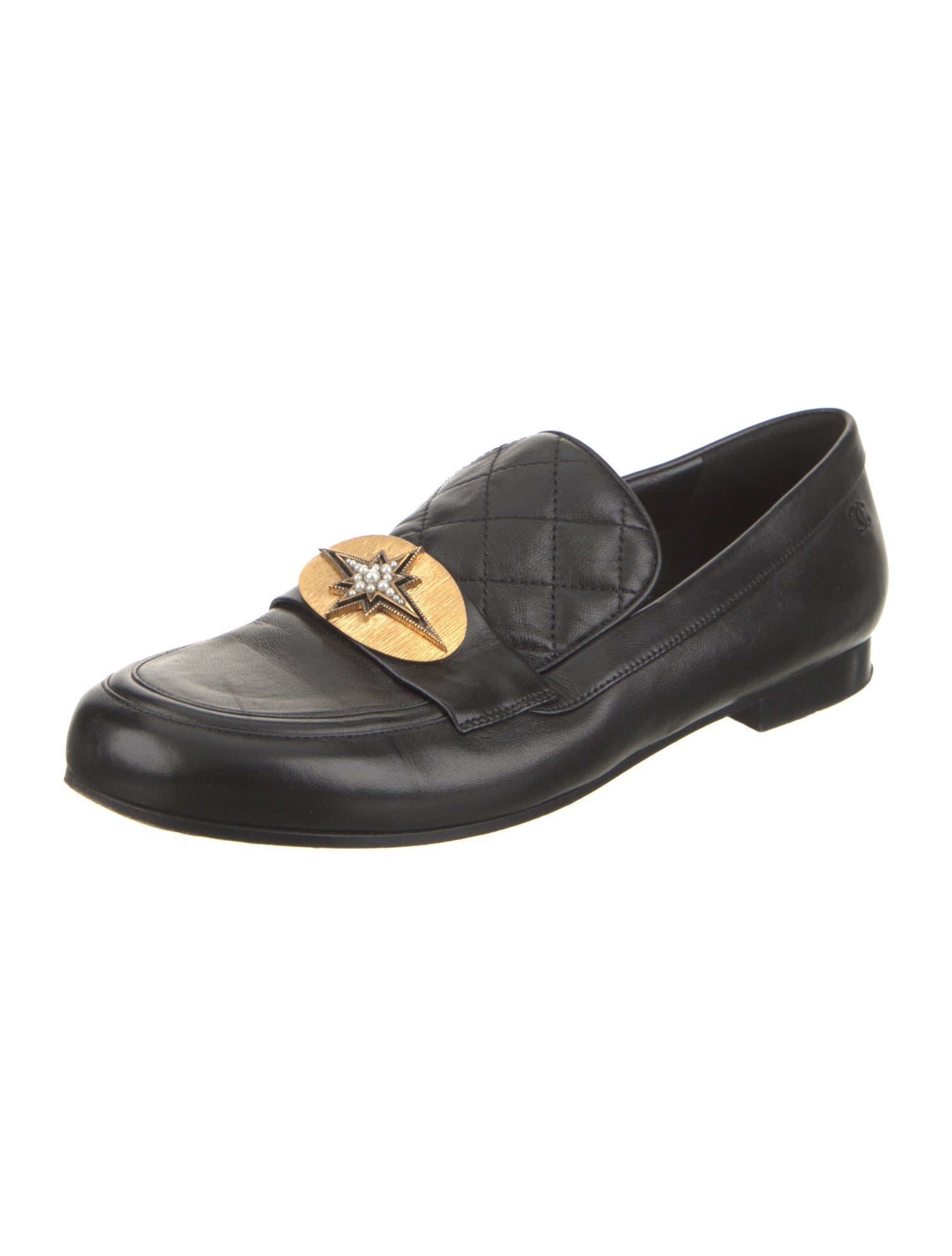 Chanel 2016 Interlocking CC Logo Loafers