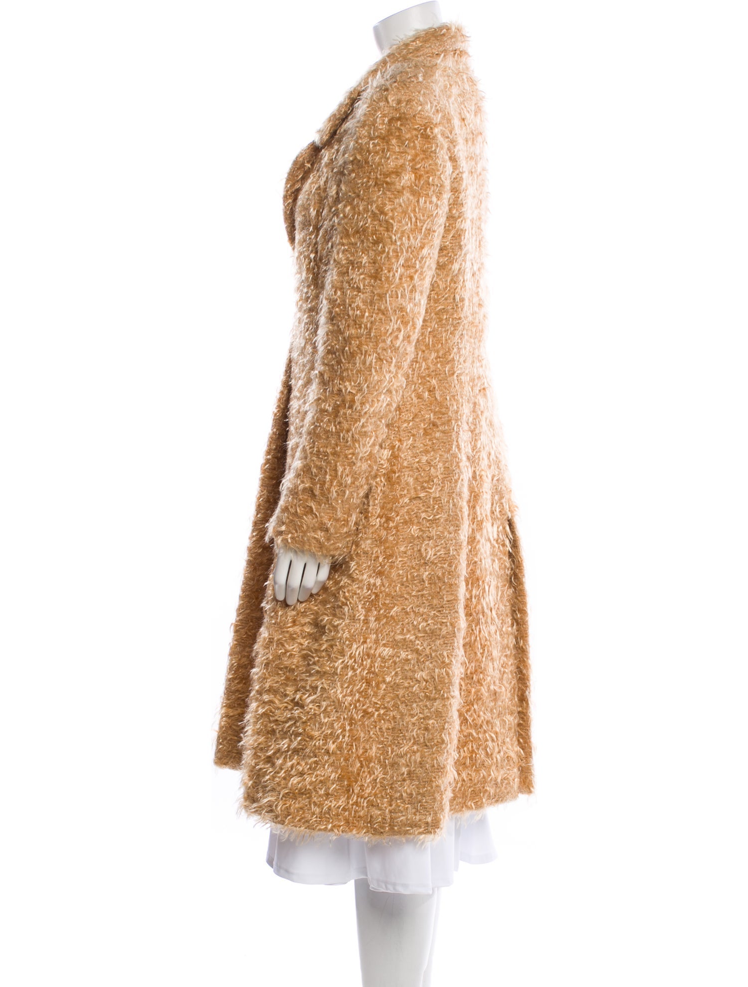 Chanel 2000 Faux Fur Faux Fur Coat