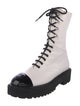 Chanel 2022 Interlocking CC Logo Combat Boots