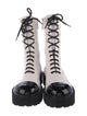 Chanel 2022 Interlocking CC Logo Combat Boots