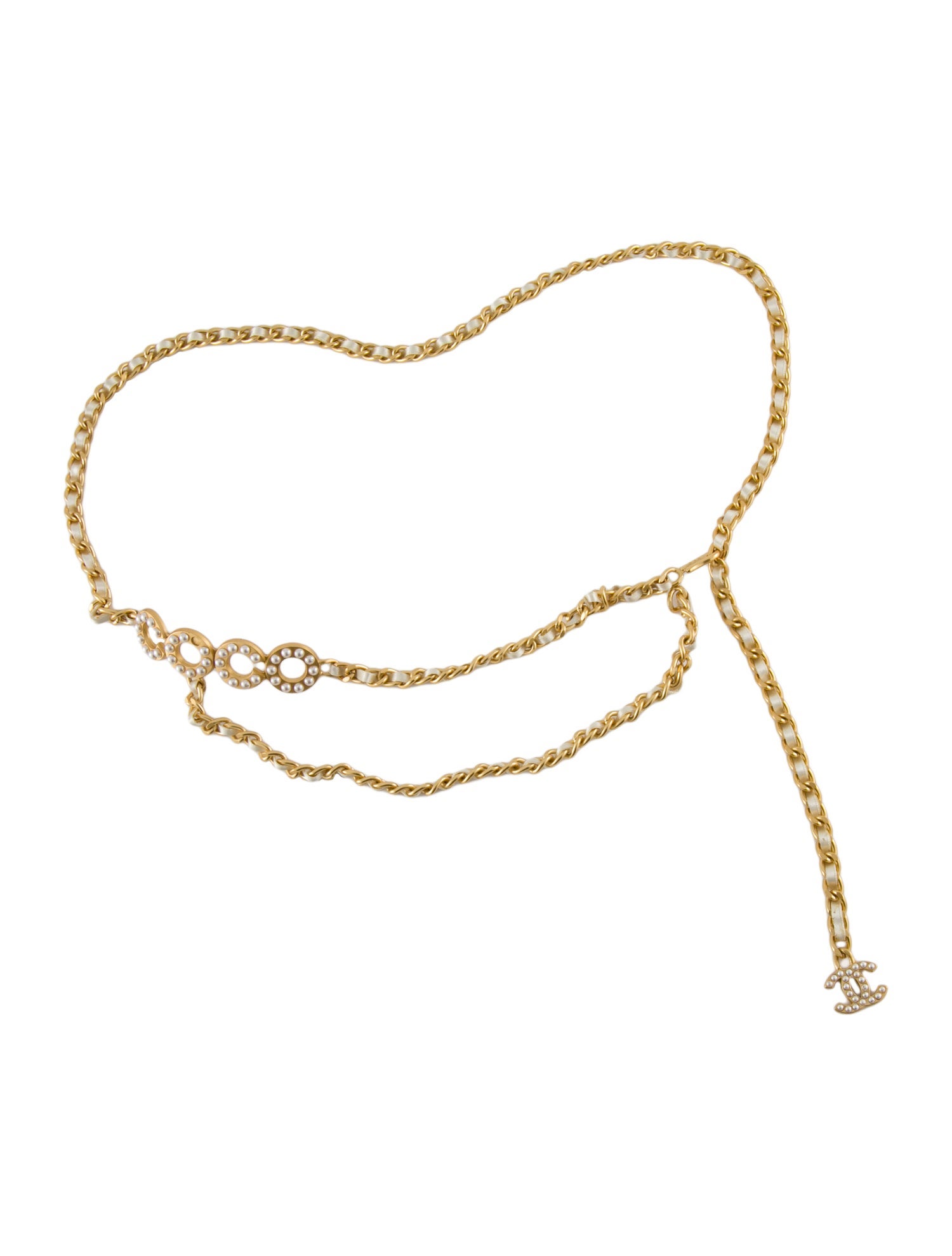 Chanel 2001 Interlocking CC Logo Chain-Link Belt