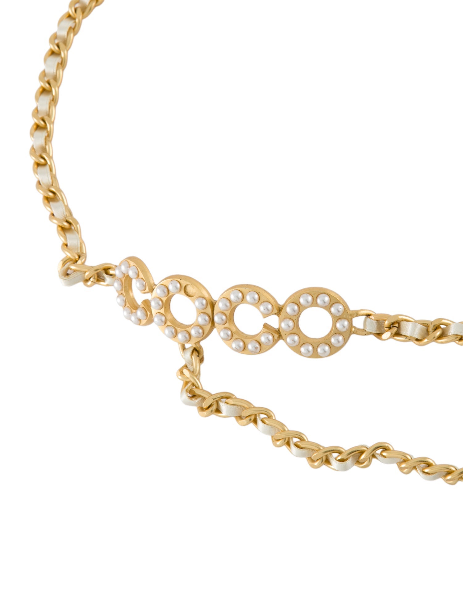 Chanel 2001 Interlocking CC Logo Chain-Link Belt