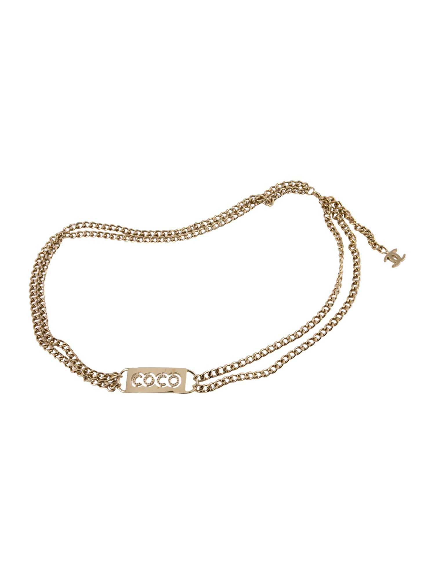 Chanel 2002 Coco Chain-Link Belt