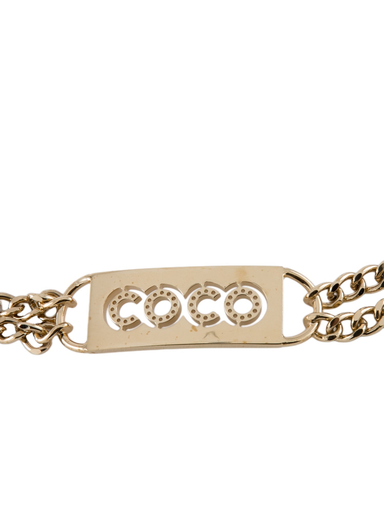 Chanel 2002 Coco Chain-Link Belt