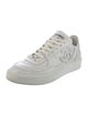 Chanel Interlocking CC Logo Leather Sneakers