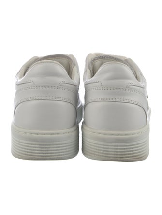 Chanel Interlocking CC Logo Leather Sneakers