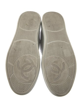 Chanel Interlocking CC Logo Leather Sneakers