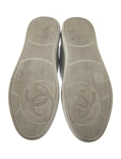 Chanel Interlocking CC Logo Leather Sneakers