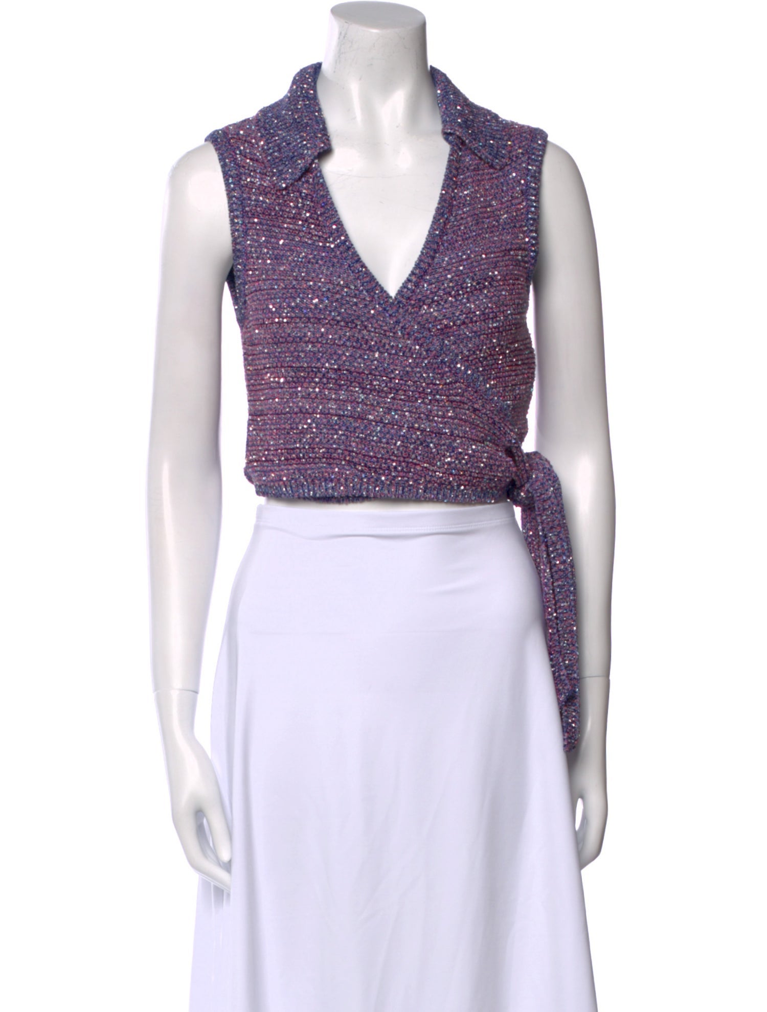 Chanel 2023 Striped Crop Top w/ Tags